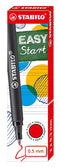 Stabilo - Rollerpenvulling Easy Original rood 0.5mm