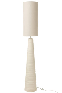 Floor Lamp Ceramic White