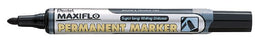 Pentel - Viltstift NLF50 maxiflo rond zwart 1.5-3mm