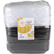 Delivery Pack - Bak | PP | 950ml | reusable | maaltijdbox | zwart | 180 stuks