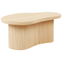 Beliani SALANTI - Salontafel set - Natuurlijk - Rotan