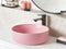 Beliani GUDAR - Wastafel - Roze - ⌀ 37 cm - Keramiek
