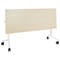 Beliani CAVI - Inklapbaar bureau - Wit/Lichthout - 160 x 60 cm - Staal