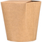 Depa® - ® Bak | Karton + PP | 16oz | Ø81mm | pasta box | 98mm | bruin | 500 stuks