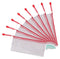 Tarifold - Opbergtas met rits 250x115mm PVC rood