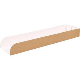 Klika - Schuifkarton | 27x7x3cm | karton | bruin/wit | 300 stuks