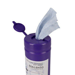 Klika - Polkadot wet wipes 20 x 22 cm 80 doeken per bus