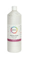 Qrea - Plakkaatverf wit 1000ml | Fles a 1000 milliliter | 6 stuks