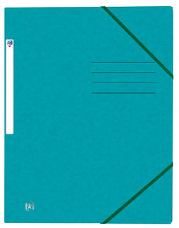 Oxford - Top File+ elastomap, voor ft A4, aquablauw