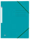 Oxford - Top File+ elastomap, voor ft A4, aquablauw