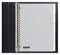 Quantore - Tabbladen 23-gaats 5-delig met venster grijs PP | 1 set | 25 stuks