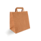 Klika - Papieren draagtassen Middel Bruin 26+17x27cm BIO | 250 stuks