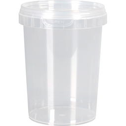 Klika - Pot | pP | 550ml | met deksel | Ø95mm | transparant | 347 stuks