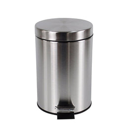 BRASQ - Afvalbak brasq pedaalemmer 12 liter rvs | 1 stuk | 4 stuks