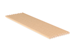 Klika - Papieren rietjes naturel 200x6mm BIO | 200 stuks