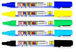 Posterman - Krijtstift posterman PMA-30 medium punt 2mm donkerblauw