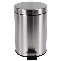 BRASQ - Afvalbak brasq pedaalemmer 20 liter rvs | 1 stuk | 2 stuks