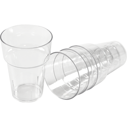 Depa® - ® Glas | bierglas | reusable | onbreekbaar | pETG | 280ml | transparant | 24 stuks