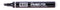 Pentel - Viltstift N60 schuin zwart 1.2-6mm
