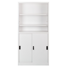 Beliani MUSCOVITE - Sideboard - Wit - Staal