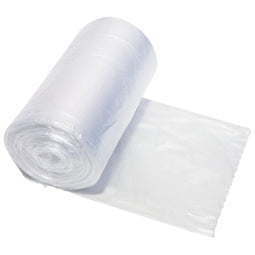 Merkloos - Vuilniszak HDPE, 0,16 micron, ft 39 x 49 cm, 10 l, transparant, rol van 50 stuks