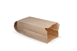 Klika - Snackzakken nr 25 (0.5 pond) PS-vrij Kraft 50gr geperforeerd BIO | 1600 stuks = 10kg | 1600 stuks