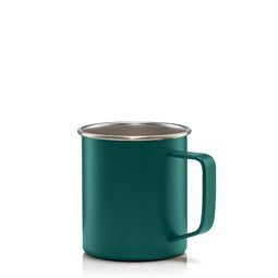 Mizu - Camp Cup | 370 ml Stainless Camp Mug with Handle | Single Wall | Stainless