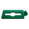 Rubbermaid - Afvaldeksel Slim Jim Recyclestation groen gemengd