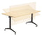 Universele klaptafel breed 120CM diep bladkleur Speciale Kleur framekleur Aluminium (RAL9006)