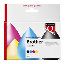 Quantore - Inktcartridge LC-3219XL zwart + 3 kleuren