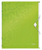 Leitz - Sorteermap WOW 6 tabbladen PP groen | 1 stuk | 4 stuks