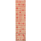 Klika - Fleszak | 10x41x8cm | Strikken | papier | bruin/rood | 50 stuks