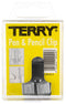 Terry - Clip tbv 2 pennen/potlood zilverkleurig | 1 stuk | 80 stuks