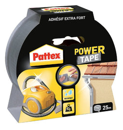 Pattex - Plakband Power e 50mmx25m grijs | 1 stuk | 6 stuks