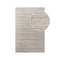 Dehli Rug - Rug, Hand Woven, Ivory, 160x230 Cm