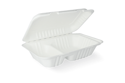 Klika - Menubox 2-vaks suikerriet Plastic- en Pfas-vrij BIO | 500 stuks