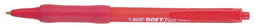 Bic - Balpen Soft Feel Clic Grip rood medium