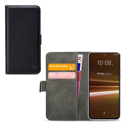 Mobilize Classic Gelly Wallet Book Case HTC U23 Pro Black - No Mold (TPU)