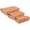 Klika - Sushibox | karton + PP | 215x135x50mm | rood | 225 stuks