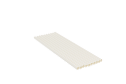 Klika - Papieren rietjes wit 230x8mm BIO | 500 stuks