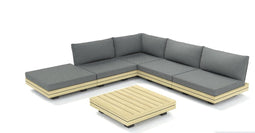 Los Angeles Corner Set (000314) - Steel Anthracite
