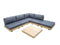 Los Angeles Corner Set (000314) - Steel Anthracite