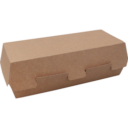 Klika - Bak | Karton + kleicoating | paninibox | 179x60x70mm | bruin | 100 stuks