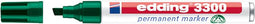 Edding - Viltstift edding 3300 schuin groen 1-5mm | 10 stuks