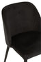 Jline Chair Charlotte Textile/metal Black