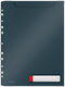 Leitz - Insteekmap U-model Cosy harmonica A4 met perforatiestrip PP grijs | 12 stuks