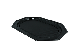 Klika - Catering schalen achthoekig 45cm zwart PET | 100 stuks