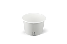Klika - IJsbeker 240ml Ø90mm 8oz FSC®Mix credit karton wit | 1000 stuks