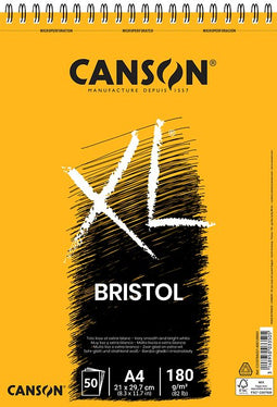 Canson - Tekenblok XL Bristol A4 50v 180gr