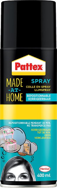 Pattex - Lijm hobby spuitbus non-permanent 400ml | 1 stuk | 6 stuks